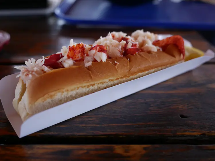 Mouth watering lobster roll filled with the tastiest ingredient making it hard to resist.